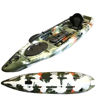 $800 • Buy 3.6M Pro Fishing Kayak Single 3 Rod Holders Seat Canoe Jungle Camo