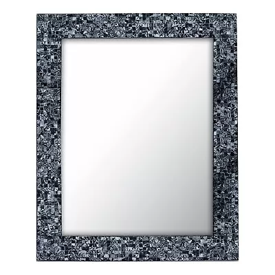 30  X 24  Rectangular Glass Mosaic Framed Decorative Wall Mirror Accent Mirror • $143.99