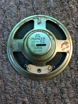 Vintage Pioneer 70-52 7cm 0.2W 8 Ohms Speaker Driver Japan 567127 • $15