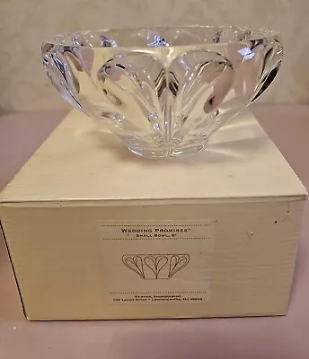 Lenox Wedding Promises Small Crystal Bowl • $40