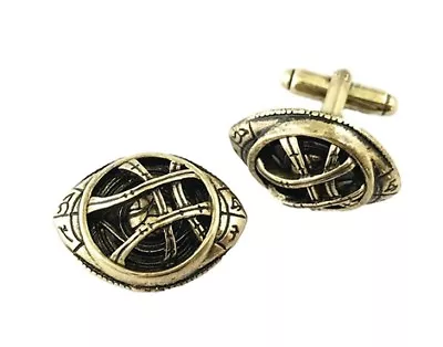  Doctor Strange Logo Cosplay Novelty Metal Enamel Cuff Links • $8.99