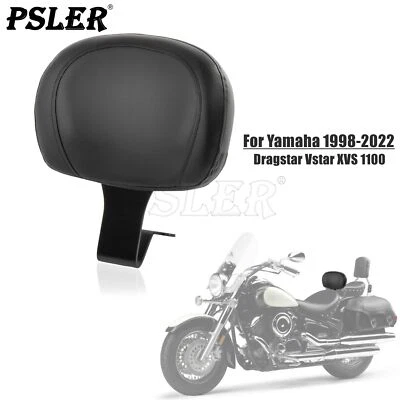 $79.99 • Buy Driver Rider Backrest Seat Pad For Yamaha XVS 1100 Dragstar V-STAR 1100 CLASSIC
