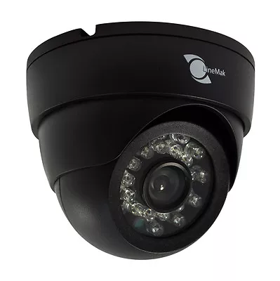 LineMak IR Dome Camera 1/3 HD Digital Sensor 900TVL 6mm Lens 24 LEDs IR-CUT • $31.99