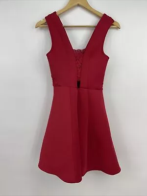 Material Girl Women's Cocktail Dress Size S Red • $17.40