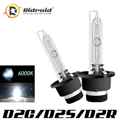 PAIR 6000K D2S D2R D2C HID Xenon Bulbs Factory Headlight HID Replacement • $10.98
