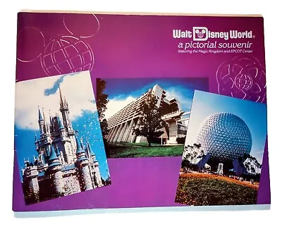 Vintage Walt Disney World A Pictorial Souvenir Book 1983 • $10