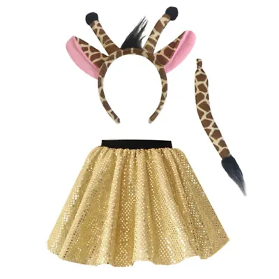 WORLD BOOK DAY UK The Giraffe And Me Costume Fancy Dress Set Ears Tail School • £10.99