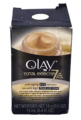 Olay Total Effects Transforming Eye Cream Anti Aging For All Skin Types 0.5 Oz • $14.91