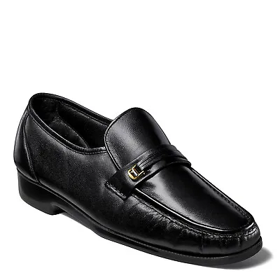 Men's Florsheim Riva Poly Slip-On 17088-01 Black Leather • $129.95