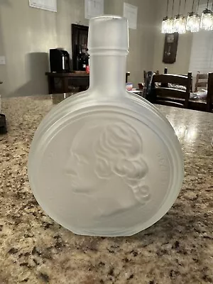 George Washington Wheaton Glass Whiskey Bottle 1ST Edition Commemorative Org Box • $10