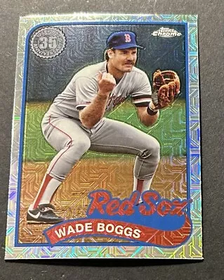 2024 Topps Series 1 WADE BOGGS Mojo Refractor Silver Pack #T89C-36 Red Sox • $2.69