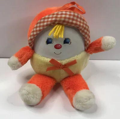 Humpty Dumpty 1982 Amtoy Baby Soft Touch Musical Rattle Vintage Plush • $12