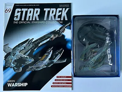 EAGLEMOSS Star Trek Starships Issue 69 - Breen Warship. NEW • £5.99