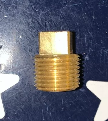 Merit  3/8” Male NPT Brass Pipe Plug   3/8 MNPT • $10.95