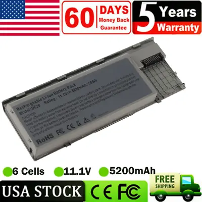 Laptop Battery For Dell Latitude D620 D630 D631 D640 PC764 TC030 M2300 5200mAh  • $15.99