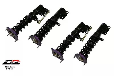 D2 Racing RS Coilovers 36-Step Adjustable Suspension For 87-89 MR2 AW11 D-TO-42 • $1105