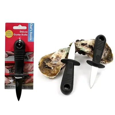 Oyster Shucking Knife Clam Shellfish Seafood Opener Stainless Steel Knives • $11.95