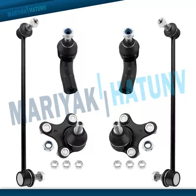 6PCS Ball Joints Outer Tierods Sway Bars For Audi A3 Quattro VW Rabbit Passat • $43.80