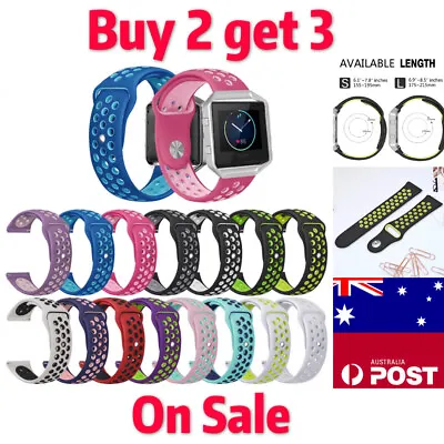$7.89 • Buy For Fitbit Blaze Replacement Silicone Gel Band Strap Bracelet Wristband Sport Au