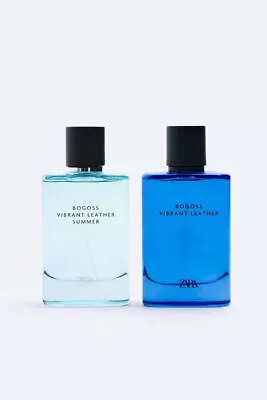 Zara Man Bogoss Vibrant Leather + Bogoss Vibrant Leather Summer Edp 2x100ml • $154.78