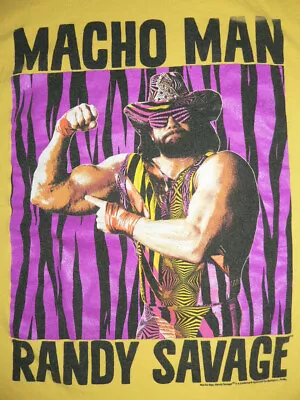 Macho Man Randy Savage T Shirt Med Wwf Wwe Official Reprint • $6.99