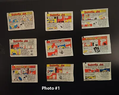 Bazooka Joe 3-panel Comic Strips Vintage 284 Total Whole Collection GOOD COND • $30