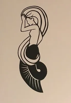 Mermaid Sticker - Sailor Beach Nautical Ocean Surf Hawaii Tropical Sea Ship • $3.99
