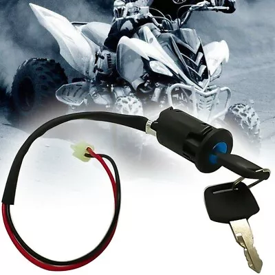 ATV Dirt Bike Moped Electric Motorcycle Ignition Key Switch 2 Wire Easy Install • $11.76