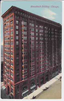 Chicago Illinois Monadnock Building Of ILL Victorian Era View Postcard UN-POSTED • $14.99