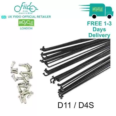 £19.99 • Buy Fiido E-Bike D4S / D11 Spokes Front & Rear ✅ UK ✅ Free Delivery  1 - 3 Days ✅