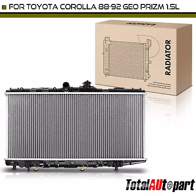 Radiator W/ Oil Cooler For Toyota Corolla 1988-1992 Geo Prizm L4 1.6L Automatic • $80.99