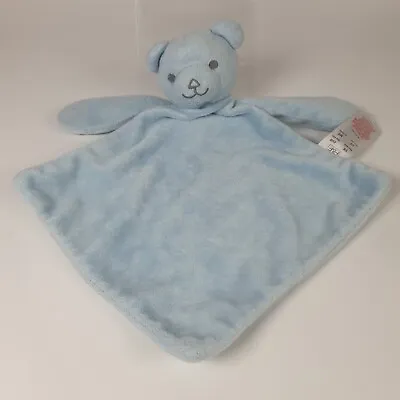 F&F Tesco Blue Teddy Bear Baby Comforter Blanket With Arms F & F Blankie Soother • £4.21