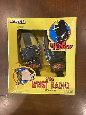 Dick Tracy 2-Way Wrist Radio ERTL Vintage 1990 In Box Battery Operated Disney  • $26.95