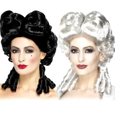 Marie Antoinette Baroque Wig Ladies Fancy Dress French Adult Costume Accessories • £15.99