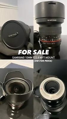 Samyang 10mm F/2.8 Micro Four Thirds Mount Lens - Used (Great Condition) • $299