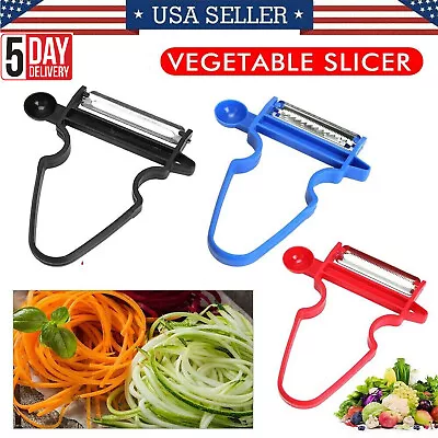 Slicer Shredder Julienne Cutter Multi Peel Stainless Steel Blade Magic Trio Set • $5.99