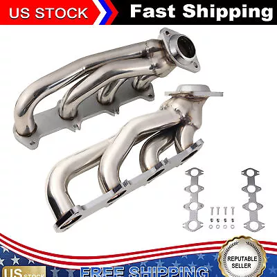 Shorty Headers For 2004-2010 Ford F150 XL XLT FX4 King Ranch Lariat 5.4L 330 V8 • $164.40