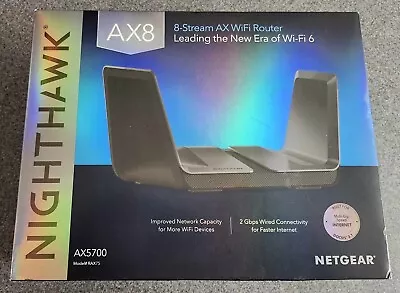 NETGEAR Nighthawk AX8 WiFi 6 Router AX5700 (RAX75) • $69.95