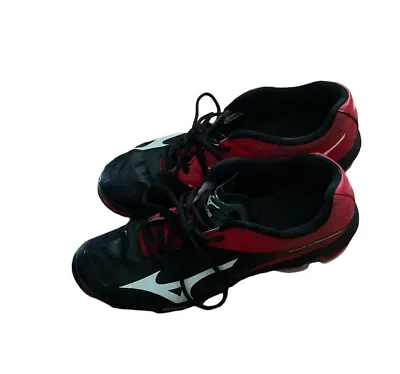 Mizuno Women’s Wave Bolt 7  Red  Wave Lightning Sneakers Size 11.5 With Box EC • $25.50