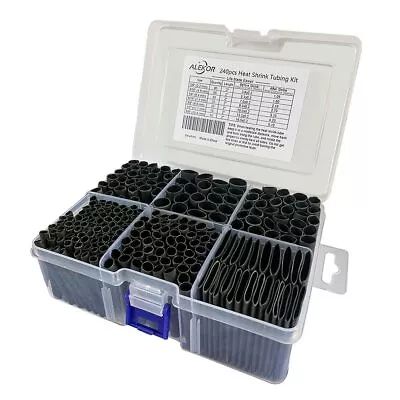 Heat Shrink Tubing Kit - 3:1 Ratio Adhesive Lined Marine Grade Shrink Wrap I... • $27.44