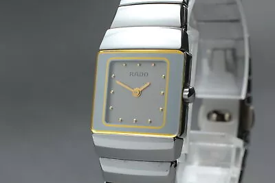 [Near MINT++] RADO DIASTAR 153.0334.3 Ceramic Lady's Quartz Watch From JAPAN • $594.04