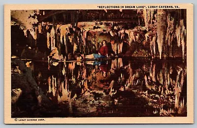 $5.62 • Buy Luray VA - Luray Caverns - Reflections In Dream Lake - Woman - Mirrored