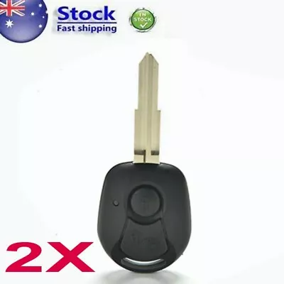 2X Replacement Fits Ssangyong Remote Key Shell Fob To Suit  Actyon Kyron Rexton • $16.30