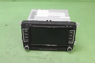 12-16 VW BEETLE PASSAT JETTA GOLF AM FM CD NAVIGATION DISPLAY 3C8035684E OEM Alr • $299.99