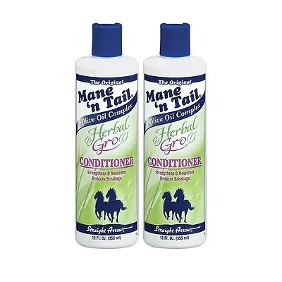 Mane 'n Tail Olive Oil Complex Herbal Gro Conditioner 12 Fl.oz - 2Pc • $9.95