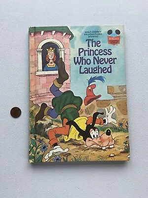 Vintage Walt Disney Wonderful World Of Reading Book PRINCESS NEVER LAUGHED 1974 • $6.25