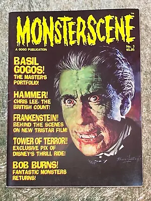 MONSTERSCENE No. 3 Fall 1994 Christopher Lee Cover • $25