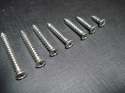 140 Pcs #8 W/#6 Phillips Oval Head Garnish Moulding Trim Screws Stainless Ford • $30.99