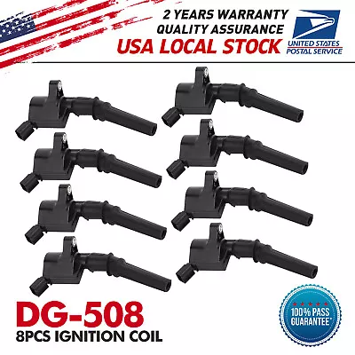 8X DG-508 For Motorcraft Ignition Coil Pack For Ford F-150 E-250 Mustang 5.0L • $90.99