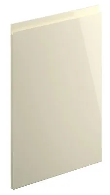 Lucente Cream Gloss Replacement Kitchen Handleless J Pull Doors And Drawers • £15